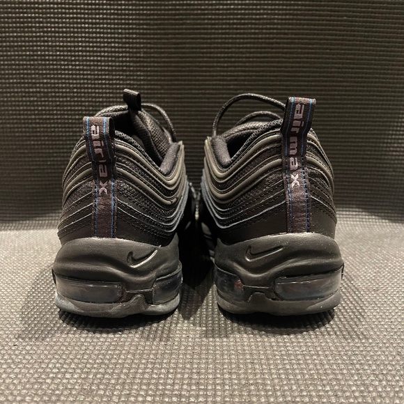 Nike Air Max 97 Black with Dark Marina Blue Size 11 - Picture 6 of 10